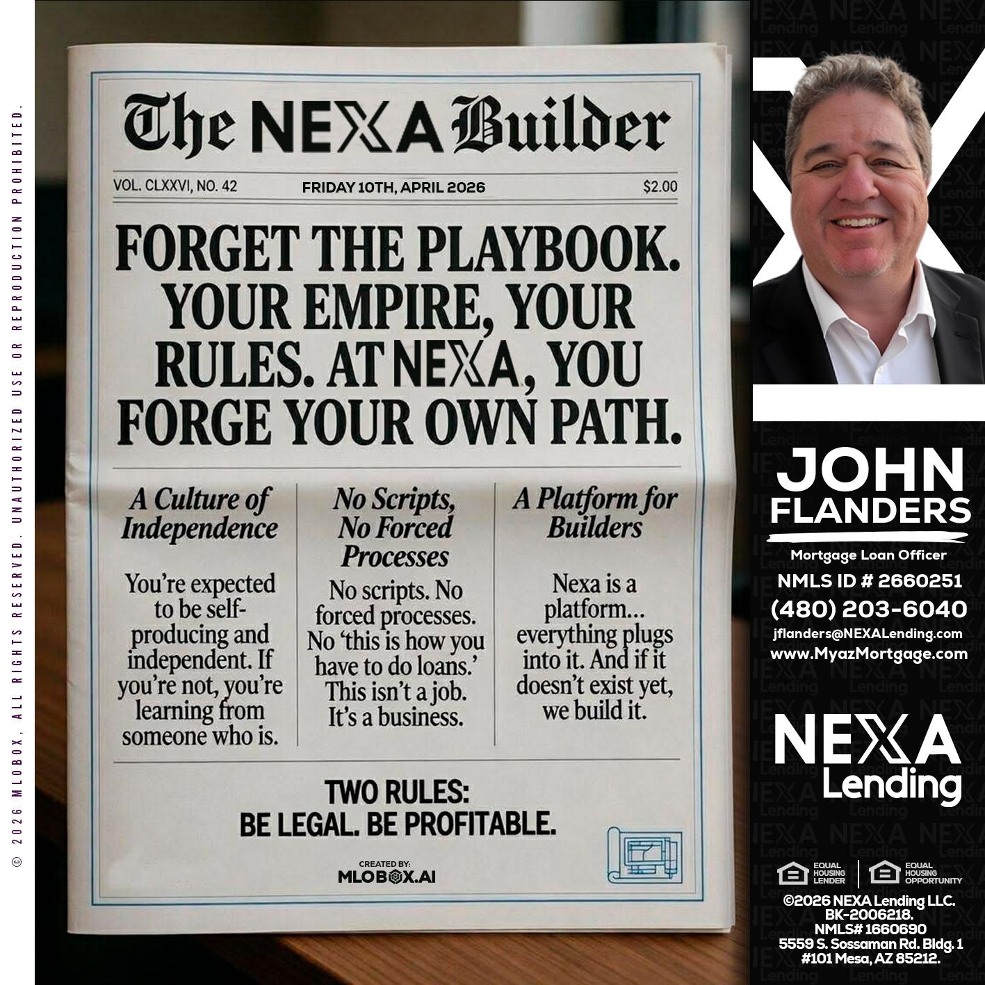 THE NEXA BUILDER - John Flanders -Mortgage Loan Officer