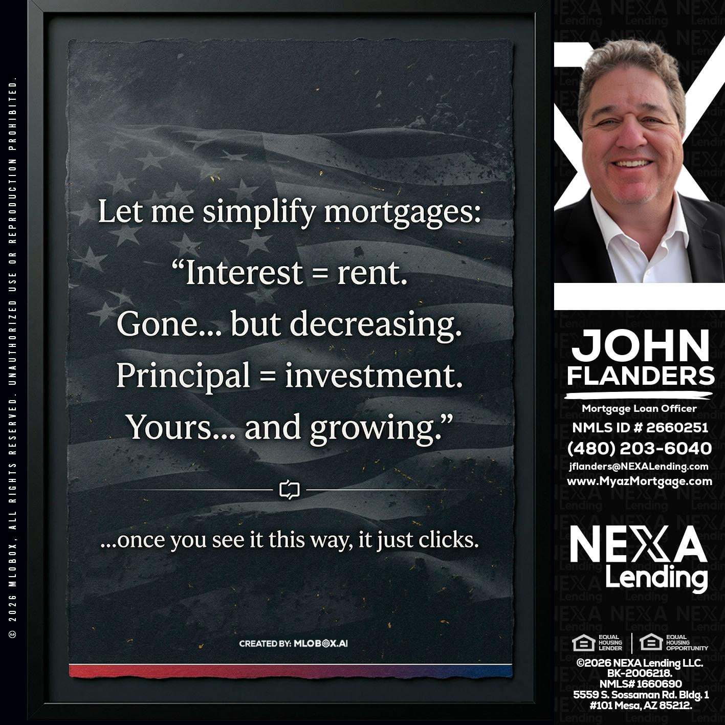 LET ME SIMPLIFY - John Flanders -Mortgage Loan Officer